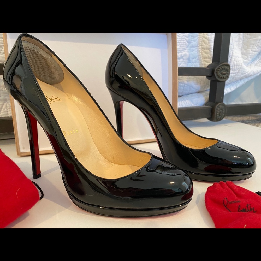 Neofilo 120 Black Patent Louboutins